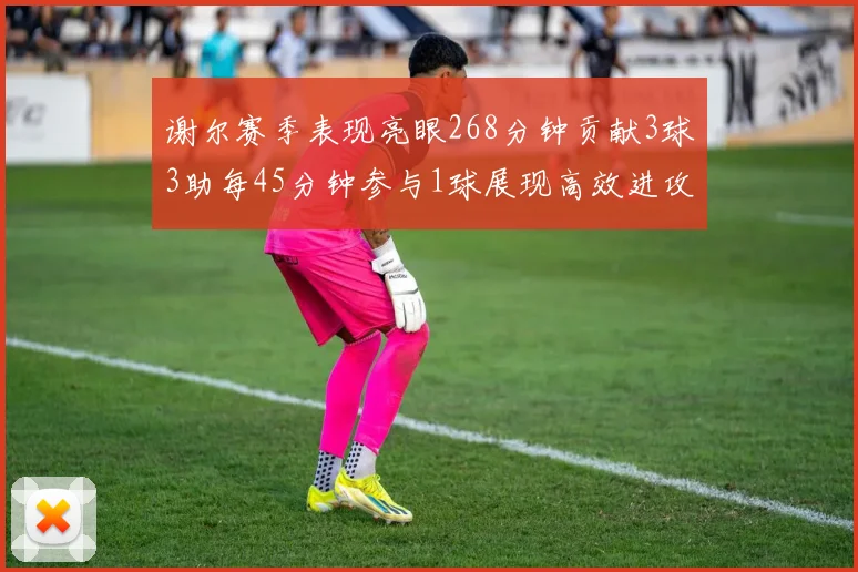 谢尔赛季表现亮眼268分钟贡献3球3助每45分钟参与1球展现高效进攻能力