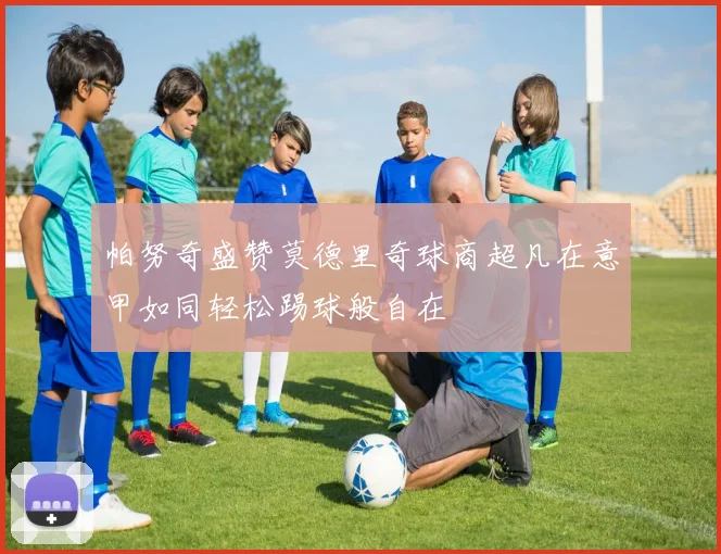 帕努奇盛赞莫德里奇球商超凡在意甲如同轻松踢球般自在